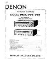 DENON PMA757 OEM Service